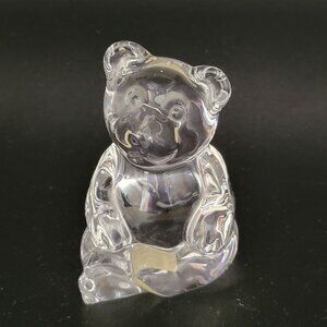 Princess House Pet Crystal Bernie Bear #813 24% Lead Crystal West Germany